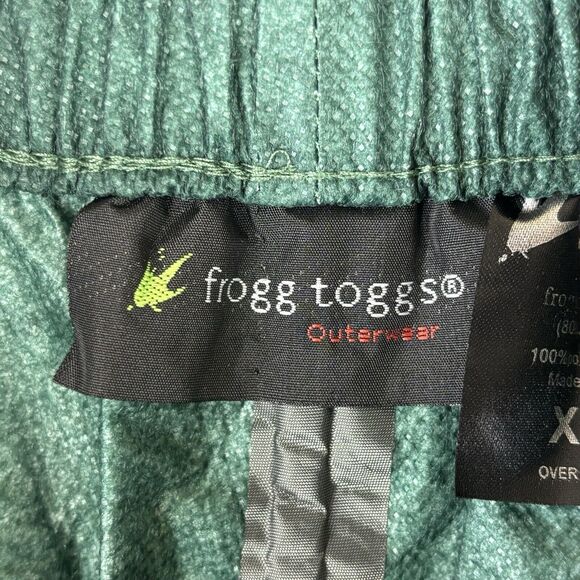 Frogg Toggs Rain Suit Pants Mens XXL  Green Waterproof Outerwear Zippered Ankles - Picture 9 of 13